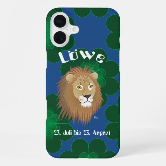 Löwe 23. Juli bis 22. August iPhone Hüllen Hülle (Rückseite)