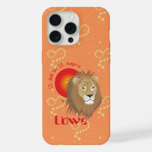 Löwe 23. Juli bis 22. August iPhone Hüllen 15 Pro Max Hülle