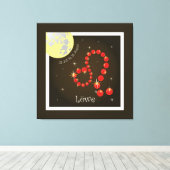 Löwe 23. Juli bis 22. August Leinwand (Insitu (Holzboden))