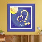Löwe 23. Juli bis 22. August Leinwand (Insitu (Wohnzimmer))
