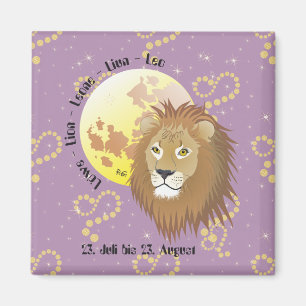 Löwe 23. Juli bis 22. August Magnet