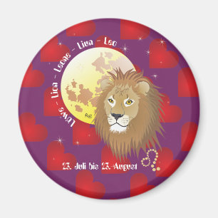 Löwe 23. Juli bis 22. August Magnet
