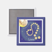 Löwe 23. Juli bis 22. August Magnet (Vorderseite/Rückseite)