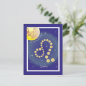 Löwe 23. Juli bis 22. August Postkarte (Stehend Vorderseite)