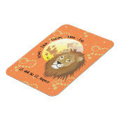 Löwe 23. Juli bis 22. August Premium Flexi Magnet (Linke Seite)