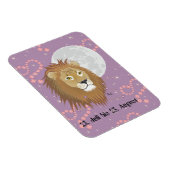 Löwe 23. Juli bis 22. August Premium Flexi Magnet (Rechte Seite)