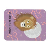Löwe 23. Juli bis 22. August Premium Flexi Magnet (Horizontal)