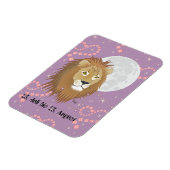 Löwe 23. Juli bis 22. August Premium Flexi Magnet (Linke Seite)