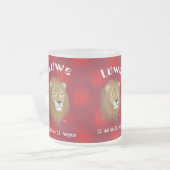 Löwe 23. Juli bis 22. August Tasse (Vorderseite Links)