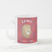 Löwe 23. Juli bis 22. August Tasse (Links)