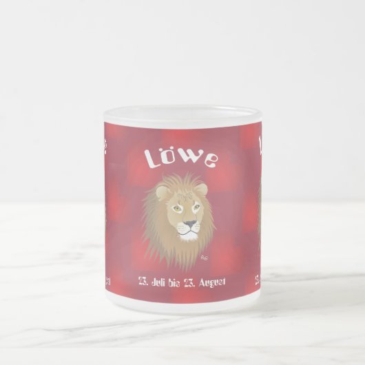 Löwe 23. Juli bis 22. August Tasse (Mittel)