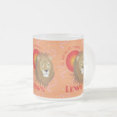 Löwe 23. Juli bis 22. August Tasse (VorderseiteRechts)