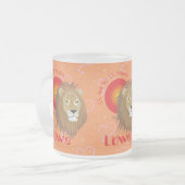 Löwe 23. Juli bis 22. August Tasse (Vorderseite Links)