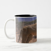 Löwe 3 zweifarbige tasse (Links)