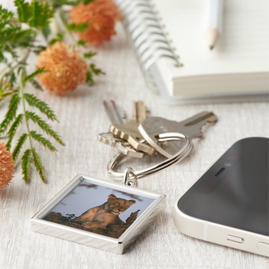 Löwe 4 schlüsselanhänger (Seite)