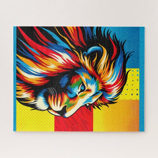 Löwe 500 Stück Puzzle (Horizontal)