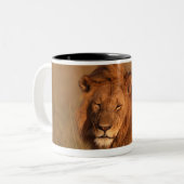 Löwe 8 zweifarbige tasse (Vorderseite Links)