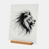 Löwe Acrylschild (Winkel)