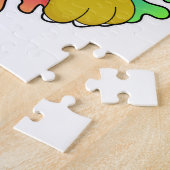 Löwe als König mit Krone Puzzle (Seite)