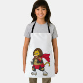 Löwe als Krieger mit Kap Schürze (Insitu)