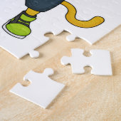 Löwe als Skater mit Skateboard Puzzle (Seite)