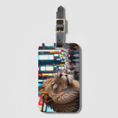 Löwe am Times Square Gepäckanhänger (Vorderseite Vertikal)