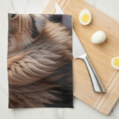 Löwe am Times Square Geschirrtuch (Viertel Falte)