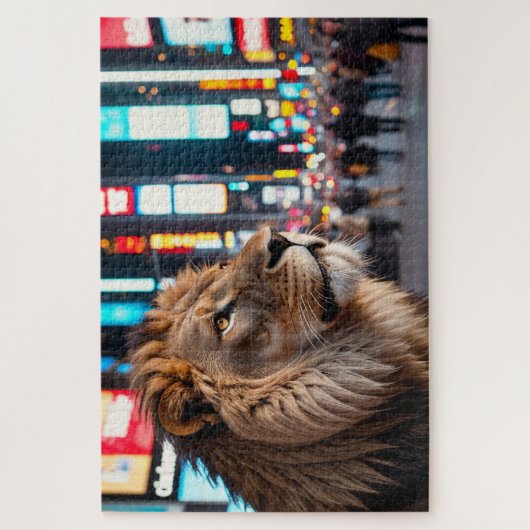 Löwe am Times Square Puzzle (Vertikal)