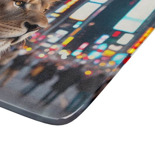 Löwe am Times Square Schneidebrett (Ecke)