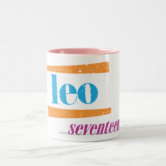 Löwe-Aqua Zweifarbige Tasse (Mittel)