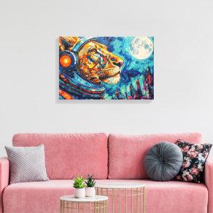 LÖWE ASTRONAUT-RETRET HOME 12 LEINWANDDRUCK