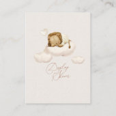 Löwe auf der Cloud-Display-Dusche Begleitkarte (Rückseite)