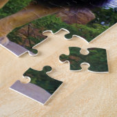 Löwe auf einem Felsen Puzzle (Seite)