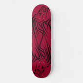 Löwe auf Skateboard - Benutzerdefinierte Farben (Vorderseite)