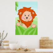 Löwe aus Afrika Poster (Küche)