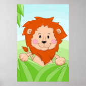 Löwe aus Afrika Poster (Vorne)