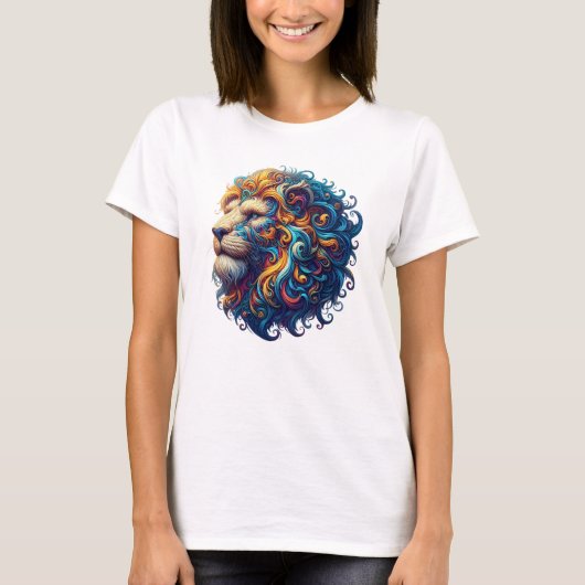 Löwe aus Power T-Shirt (Vorderseite)