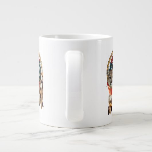 Löwe aus Texas Jumbo-Tasse (Rückseite)