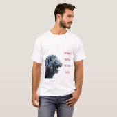 Löwe aus zerbrochenem Glas. T-Shirt (Vorne ganz)