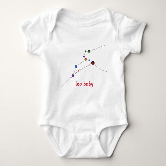 Löwe-Baby-Bodysuit Baby Strampler (Vorderseite)