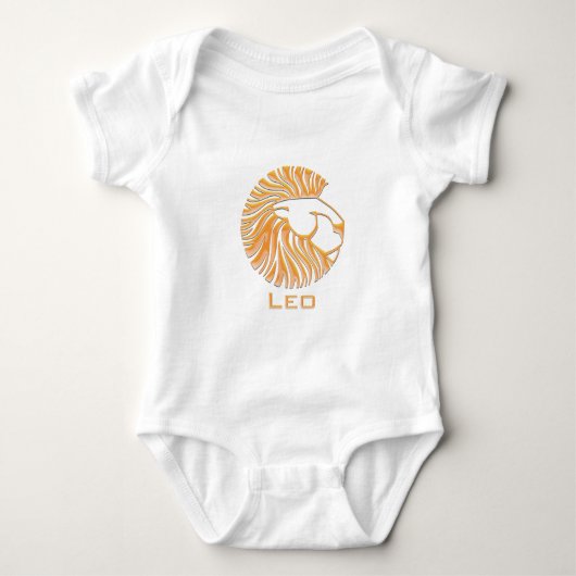Löwe Baby Strampler (Vorderseite)
