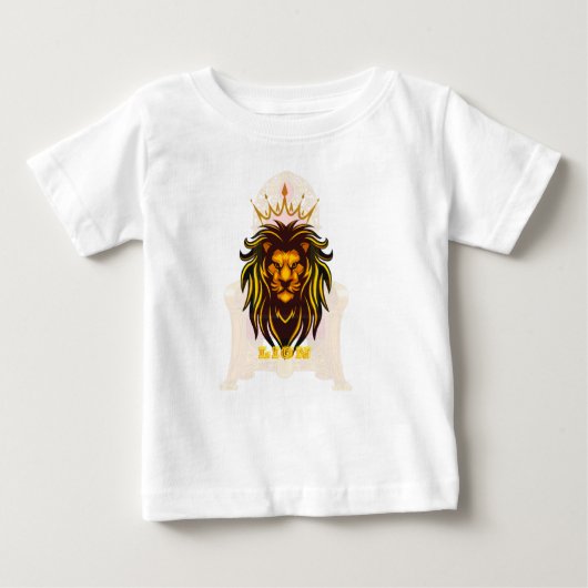 Löwe Baby T-shirt (Vorderseite)