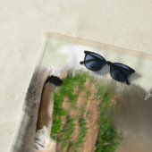 Löwe bei der Erholung Strandtuch (Beispiel)