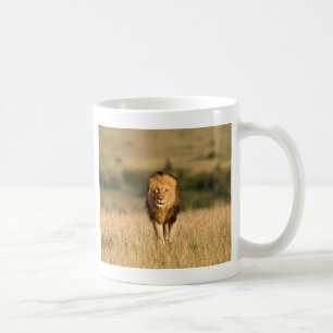 Löwe beim Gehen Kaffeetasse
