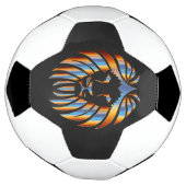Löwe, Big Cat, chromatisches Design, Fußball (Gedreht)