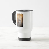 Löwe-Bild-Reise-Tasse Reisebecher (Vorderseite Links)
