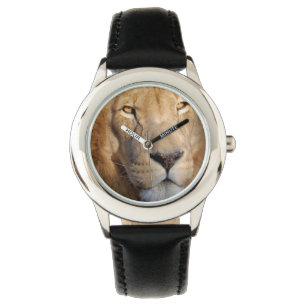 Löwe-Bilder Armbanduhr