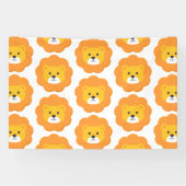 Löwe Birthday Kids Room Kunst Banner (Horizontal)