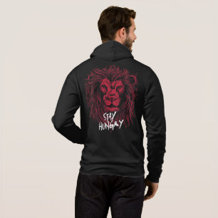 Löwe Bleib hungrig Hoodie