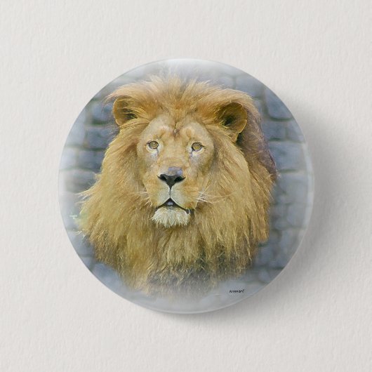 Löwe Button (Vorderseite)